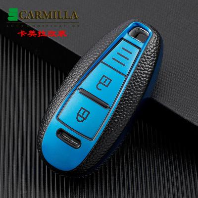 China Luxury TPU Leather Type Smart Car Key Case Cover For Suzuki Baleno Ertiga Ciaz Ignis Kizashi S-Cross SX4 Rapid Vitars for sale