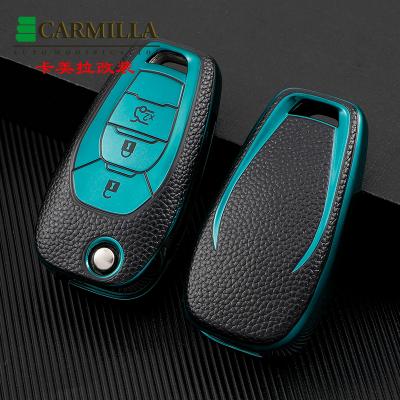 China Luxury Leather Type TPU Smart Car Key Case Cover For Chevrolet Cruze Aveo 2014 2015 2016 2017 2018 2019 2020 for sale