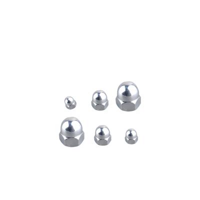 China High Tensile Stainless Steel 304 Hex 316 410 Metric Domed DIN1587 Acorn Nuts Hex Cap Nut Anbor for sale