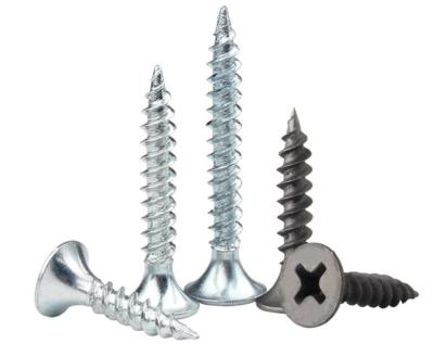 China Industry Coarse Point Thread Carbon Steel General Bugle Head Self Tapping Drywall Phosphating Screws/Sharp End for sale