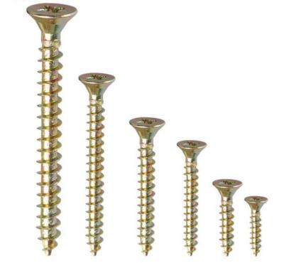 China General Industry Pozi Head Double Countersunk Galvanized Chipboard Screws for sale