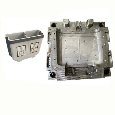 China Plastic Folding Trash Bin Mold Design Injection Molding Processing Injection Molding Products for sale