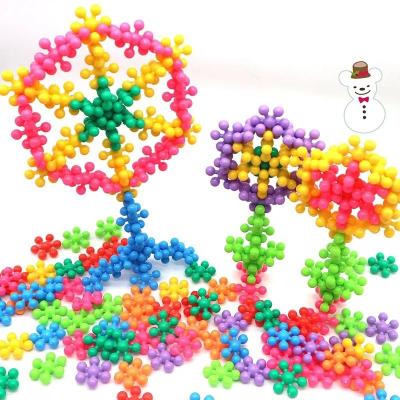 China DIY Classic Building Block Macaron Color Plum Flower Interconnecting Brick Toys Compatible With All Major Brands For Kids Ages 3+ for sale