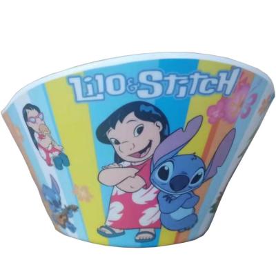 China Dot Shape Lilo Modern Special Soup Bowl , High Grade A5 Melamine Kids Flesh Bowl for sale