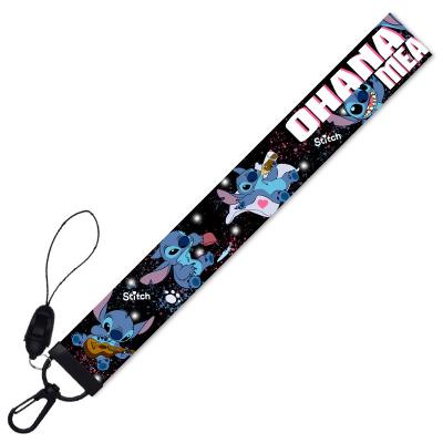 China Lanyard Key Chain Popular Cartoon Dot Cassette Strap Detachable Wristband for sale