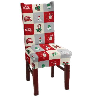 China Durable China Wholesale Cheap Stretch Printing Spandex Half Back Chair Cover For Home And Hotel for sale