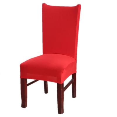 China Custom Stretch Chair Cover Seat Covers Hotel Christmas Banquet Office Chair Single Elastic Cover Bag Simple Western Wedding for sale