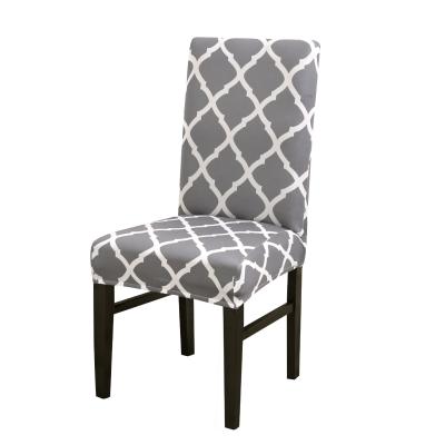 China Durable Printing 1/2/4/6Pcs Chair Covers Elastic Home Dining Chair Covers Multifunctional Elastic Spandex Fabric Universal Stretch Cover for sale