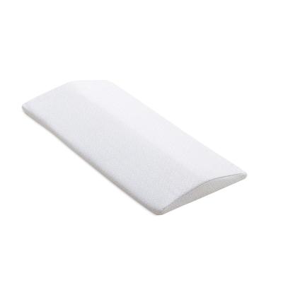 China Anti-Static Ergonomic Memory Foam Waist Pillow Lumbar Support Pillow For Sleeping Back Pain With Washable Cover for sale