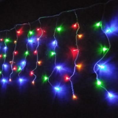 China Custom 2m Wide High 2m Wide Stage 300LED Christmas Decoration LED Garland Curtain Icicle String Lights Outdoor Christmas Light 3m for sale