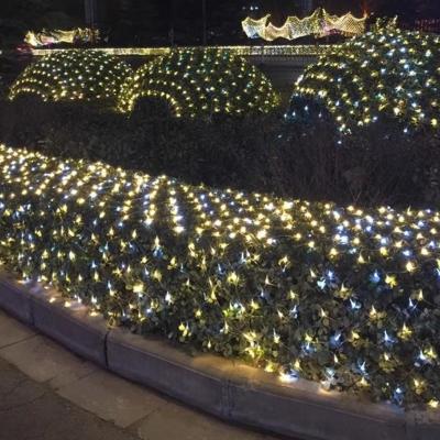 China Long 1.5m wide1.5m outdoor waterproof decorative LED net lights wide 1.5m long 1.5m fishing net lights 120LED220V7W IP44 for sale