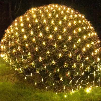 China Led Net Net Lights 2M*2m 216LED220V7W Christmas Fairy LED Street Park Trees Lawn Lighting Fishing Net Lights for sale