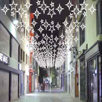 China 2D Shape Commercial Outdoor Waterproof Party Flat Decorative Lights Street Shape Lights Christmas Holiday Cross Decoration for sale