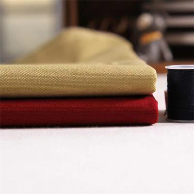 China Sustainable Cotton Canvas Fabric Hot Selling Cotton Canvas 100% Organic Fabric For Bags for sale