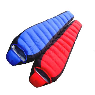 China Mummy Polyester Outdoor Lightweight Nylon Sleeping Bag For Travel Camping Hiking Winter Season for sale