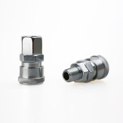 China Air Plug Pneumatic Quick Coupling Pipes 1/4 NPT Thread Air Coupler Fitting Connector 1/4