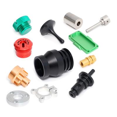 China Industrial Equipment Anodized CNC Parts Stainless Steel Aluminum Lathe Aluminum CNC Machining Turning Parts for sale