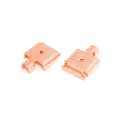 China Custom Industrial Equipment Dongguan Beryllium Copper Battery Contacts Electronic Component Sheet Metal Stamping Parts for sale