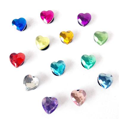 China New Fashion 100pcs Women's Shoe Clips Shoe Clips Buckle Accessories Cute Crystal Decorations Clips Shoe Charms