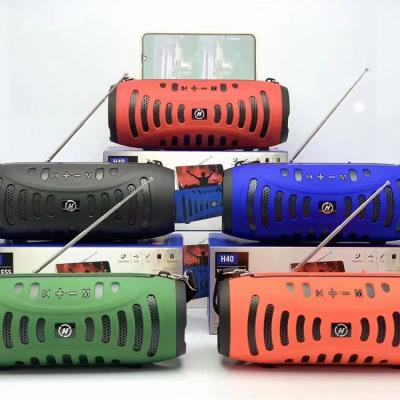 China Portable FM 10w BT 5.0 Subwoofer Phone FM 10w BT 5.0 USB Party Speaker Support TF Card Portable Speaker With Strap for sale