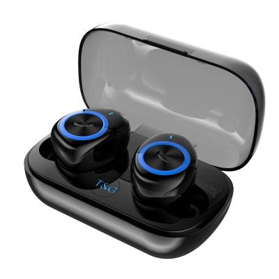 China Bass New True Wireless TG906 Binaural Powerful Stereo Sports Tooth Waterproof Tws Blue Earphone Over Ear Headphones With Smart Touch for sale