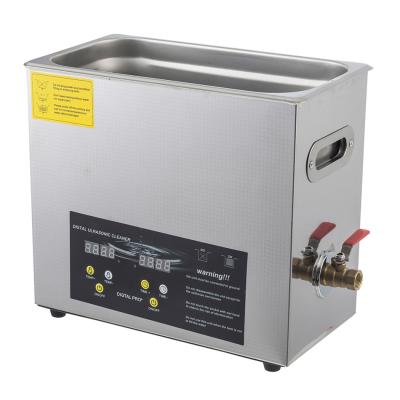 China Hot Sale Hotels Digital Control LED Display 6l Ultrasonic Cleaner Machine For Metal Dental Razor Blades for sale