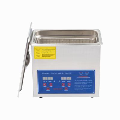 China Portable Hotels Low Price Sale Space Saving Digital Lab Ultrasonic Cleaner For Metal And Jewelry Auto Parts 3l for sale