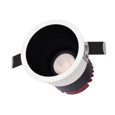 China Modern factory price IP54 anti-glare trimless commercial ceiling recessed cob led downlight for sale