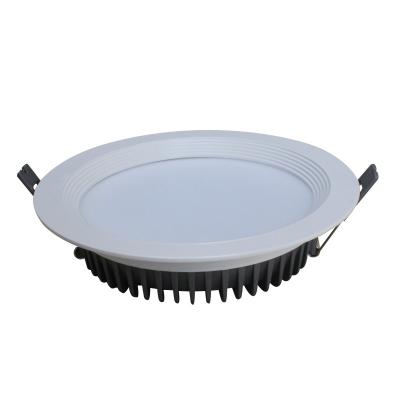 China High Bright Dimmable Indoor 10W 15W 20W 25W LED Downlight Frosted Glass Lens LED Recessed Ceiling Light Spotlight AC85-265V for sale