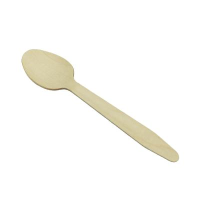 China OEM China Eco-friendly Promotional Wholesale Wooden Cutlery Spoon For Cream Wholesale Wooden Spoons for sale