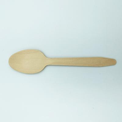 China Customizable Eco - Friendly Disposable Biodegradable Eco - Friendly China Ice Cream Small Square Wooden Spoons for sale