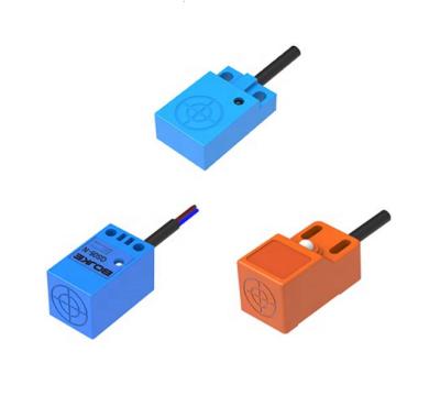 China Inductive sensor Compact size 2 wire square inductive proximity switch dc 3-wire proximity d switches square type yellow square proximity sensor for sale