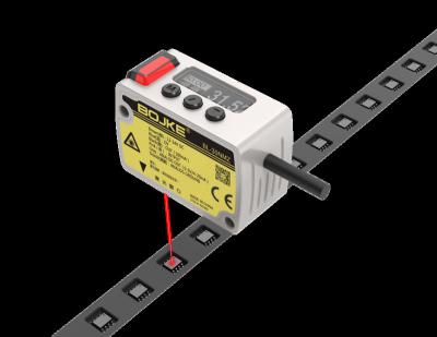 China High speed & accuracy Square compact industrial automation multi function intelligent high speed accuracy laser displacement sensor with RS485 output for sale