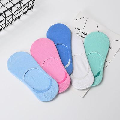 China Factory Price Breathable Quick Dry Colorful Stocking Cut Out Breathable Cotton Invisible Socks for sale