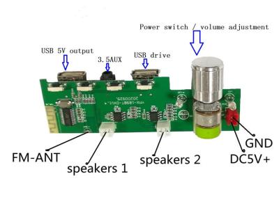 China High Fidelity Customized Good Quality BT Power Amplifier PCBA Attractive Style BT Audio Amplifier for sale