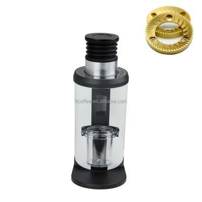 China 2021 Hotel Coffee Grinder Automatic Home Coffee Grinder Titanium 64mm Flat Burr Coffee Grinder for sale