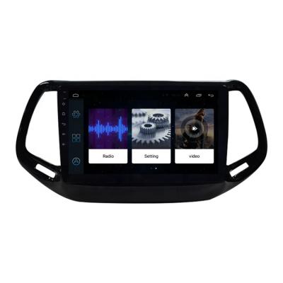 China SDK 10.1 inch Android 8.1 For Jeep Compass Car Gps Navigation Radio Audio Visual Multimedia System 2016-2020 for sale