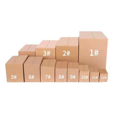 China Small Medium Large Corrugated Cardboard Recyclable Customized Moving Mailing Boxes Large Size Shipping Packing Box for sale