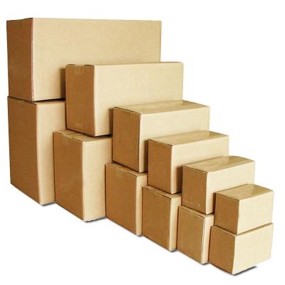 China Wholesale Custom Recyclable Brown Corrugated Paper Cartons Cardboard Shipping Box for sale