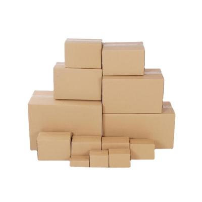 China Recyclable Cardboard Paper Box Manufacturer Wholesale In Stock Brown Kraft Paper Corrugated 3 5 Layer Hard Cardboard Cardboard Mailing Boxes for sale