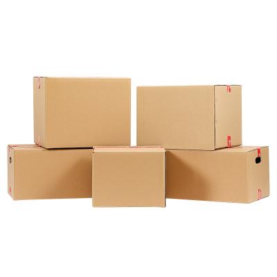 China Recyclable Wholesale Custom 5 Layers Corrugated Cardboard Shipping Boxes Brown for sale