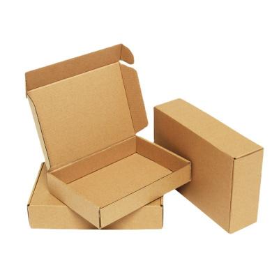 China Recyclable Custom Brown Kraft Corrugated Cardboard Shipping Boxes Mailer Box for sale