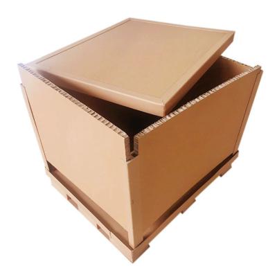 China Folding Recycled Corrugated Cardboard Logo Packaging Box Protective Honeycomb Custom Box for sale