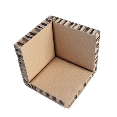 China Eco-Friendly Paper Box Pallet Brown Materials High Quality Paper Honeycomb Corrugated Corner Protector Corner Furniture for sale