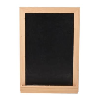 China Natural/MDF Chalk Board Custom Natural Wood Wall Panel Small Wood Frame Chalkboard for sale