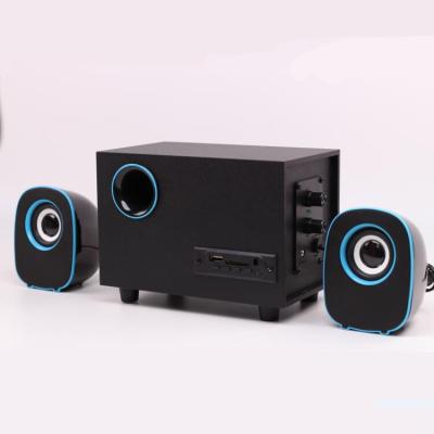 China Mini High Quality Multimedia 2.1 BT Subwoofer Heavy Bass Home Theater Speaker for sale