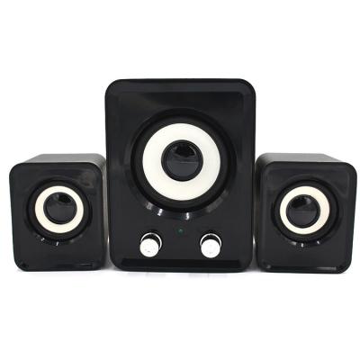 China Mini Nice Sound Quality 2.1 Magnetic Usb 2.1 Computer PC Speaker With Usb Input for sale