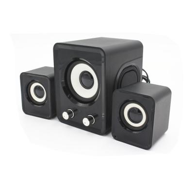 China Mini Nice Sound Quality 2.1 Magnetic Usb 2.1 Computer PC Speaker With Usb Input for sale