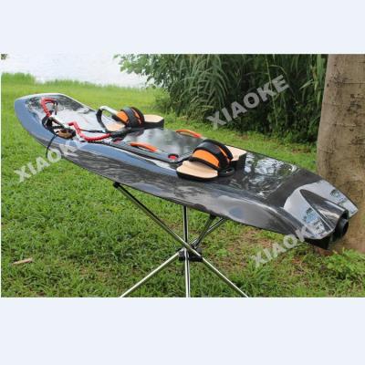 China Unisex Electronic Carbon Fiber Fins Surfboard Jet Black Color for Surfboard in Lakes and Rivers Unisex for sale