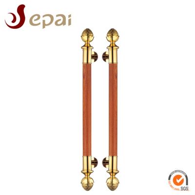 China 304 Stainless Steel Traditional Luxury Design Gold Glass Door Handle Te koop